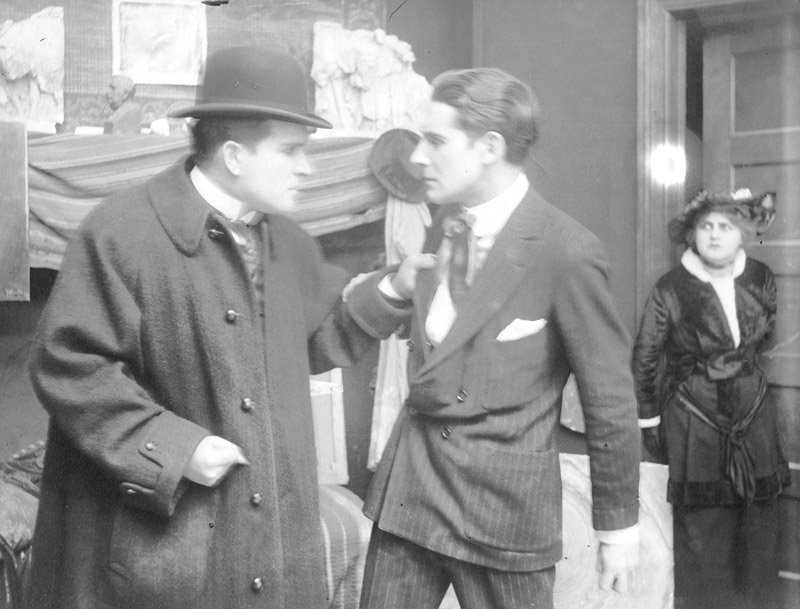 Rex Ingram with Earl Williams and Lillian Walker in Eve’s Daughter (1914)